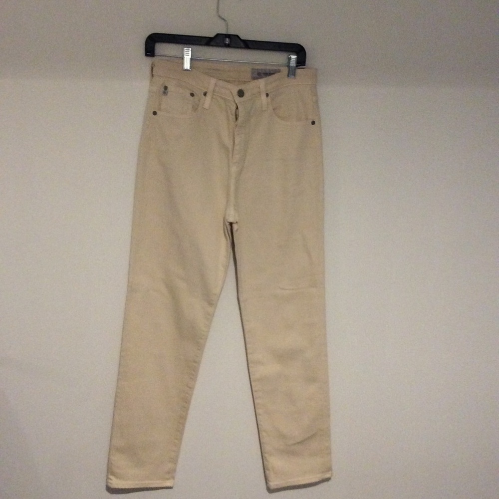 Cream Denim Jeans